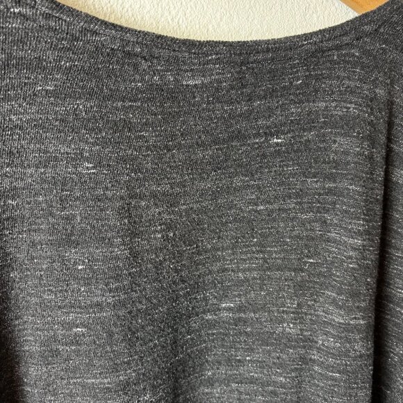 Pure Jill Heathered Black Short Sleeve Pocket Tunic Dress XL - Picture 6 of 6